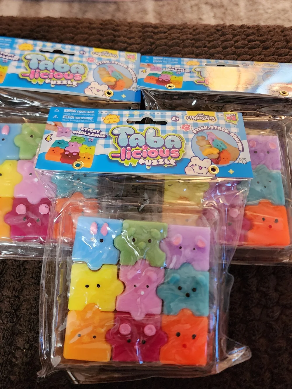3 - Taba-licious Puzzle Stackable Animal Blocks - Multicolor
